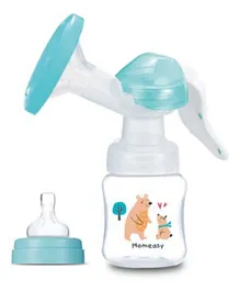 Momeasy Manual Breast Pump - Blue