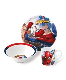 Stor Marvel Spiderman Streets Dinner Set - 3 Pieces