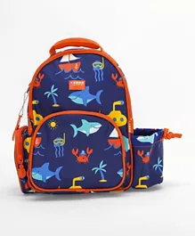 Penny Scallan Anchors Away Backpack Medium Blue - 14 Inches