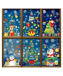 ملصقات نافذة برين جيجلز بتصميم الكريسماس - 6 قطع