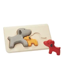Plan Toys Wooden Dog Puzzle - 4 Pieces
