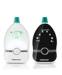 Babymoov Easy Care 500m range low emission audio Baby Monitor - Black / White