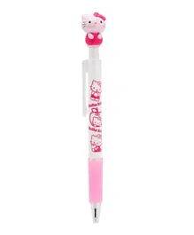 Hello Kitty Ballpoint Pen Blue Ink PKT - Pink