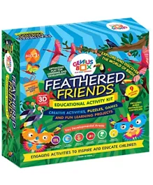 Genius Box 8 in 1 Feathered Friends Activity Kit - Green