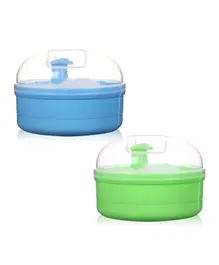 Star Babies Baby Powder Puff Blue/Green - Pack of 2