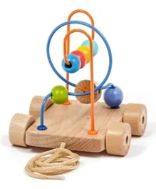 Baybee Wooden Beads Maze Roller Coaster Pull Along Puzzle Toy