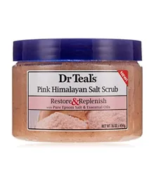 Dr Teal's Epsom Salt Body Scrub Pink Himalayan - 454g