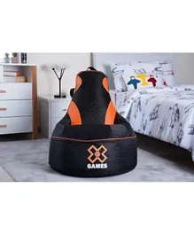 PAN Home Gamer Bean Bag - Orange & Black