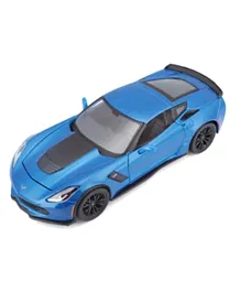 Maisto Die Cast 1:24 Scale Special Edition 2015 Corvette Z06 - Blue