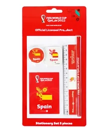 FIFA 2022 Country Spain Stationery Set - 5 Pieces