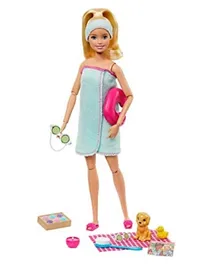 Barbie Wellness Playset With Doll Spa - Multicolor