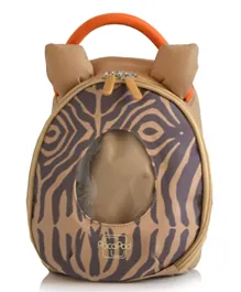 PacaPod Toddler Pod - Pewter Zebra- Brown