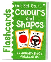 Miles Kelly Get Set Go Flashcards Colours & Shapes- 27 Pieces