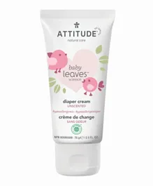 Attitude Baby Leaves Diaper Zinc Cream Fragrance Free - 75g