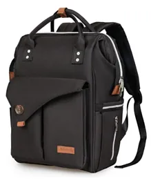Alameda Diaper Backpack Large - Jet Black