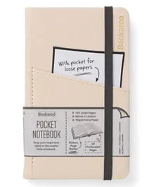 IF Bookaroo Pocket Notebook A6 Journal - Cream