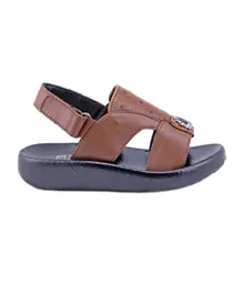 Barjeel Uno Slip On  Sandals - Brown