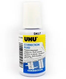 UHU Water Based Correction Fluid - 20ml