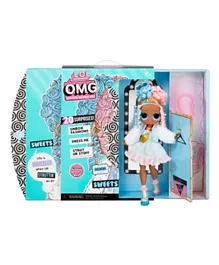L.O.L. OMG Sweets Fashion Doll S4 with 20 Surprises for Girls  - Multicolor