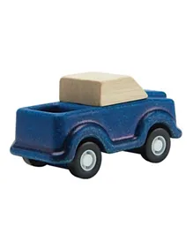 Plan Toys Wooden Push Truck - Blue