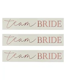 Ginger Ray Rose Gold Team Bride Tattoos - Pack of 16
