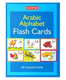 Arabic Alphabet Flash Cards - Multicolour