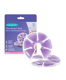 Lansinoh TheraPearl 3 in 1 Hot or Cold Breast Therapy Pack of 2 - Purple