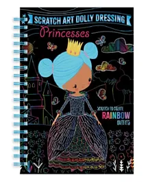 Scratch Art Dolly Dressing Princesses Magic - 24 Pages