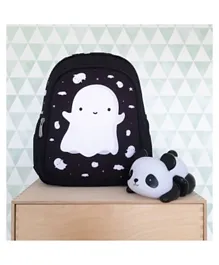 A Little Lovely Company Ghost Backpack - Black