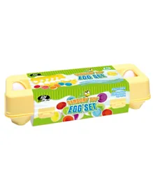 Power Joy Sensory Toy Egg Set 12 Pieces - Yellow