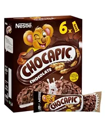 Nestle Chocapic Chocolate Breakfast Cereal Bar Pack of 6 Bars - 25 Grams