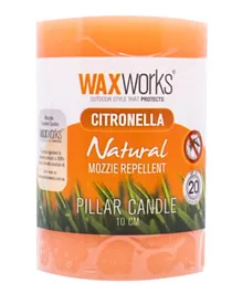 Wax Works Citronella Pillar Candle - Assorted