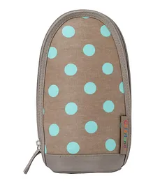 Little Story Insulated Bottle Bag - Polka Brown