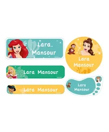 Essmak Disney Princess 2 Personalized School Labels - Pack Of 74