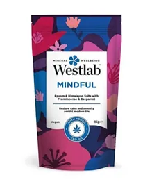 WESTLAB Mindful Bath Salt With Epsom & Himalayan Salts - 1kg