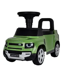 لاند روفر ديفندر سيارة أطفال بدفع القدم - أخضر
