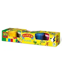 SES Creative Super Mixed Colours Play Dough Set Pack of 4 - 360g