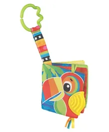 Playgro Jazzy Jungle Teether Book - Multicolour
