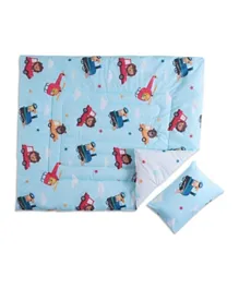 PAN Home Wild In The Clouds Toddler Comforter Set Sky Blue - 2 Pieces