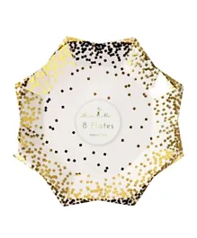 Meri Meri Gold Confetti Small Plates