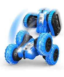 Baybee 2 In 1 Double Sided Crawler Remote Control Car - Blue