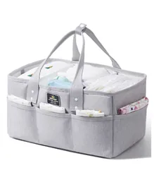 Sunveno Diaper Caddy with 50 Changing Mats - Grey