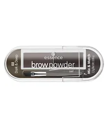 Essence Brow Powder Set - 02 Dark & Deep