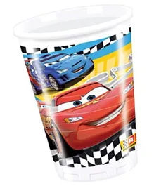 Disney Procos Cars 3 Plastic Cup - 8 Pieces