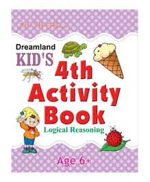 كتاب الأنشطة الرابع للأطفال لتطوير المنطق والاستدلال - إنجليزي