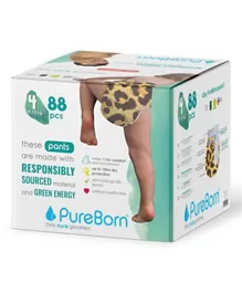 PureBorn Pull Ups Master Pack Pant Style Diapers Size 4 - 88 Pieces