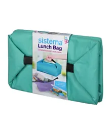 سيستيما - حقيبة غداء معزولة - أخضر (2 لتر)
