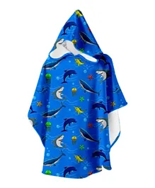 Slipstop Olympos Poncho Towel - Blue