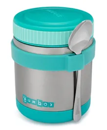 Yumbox Thermal Jar Caicos Spoon Combo Aqua - 414mL