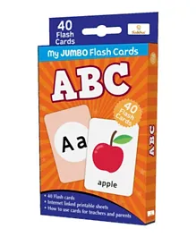 SAKHA ABC Jumbo Flash Cards - 40 Pieces